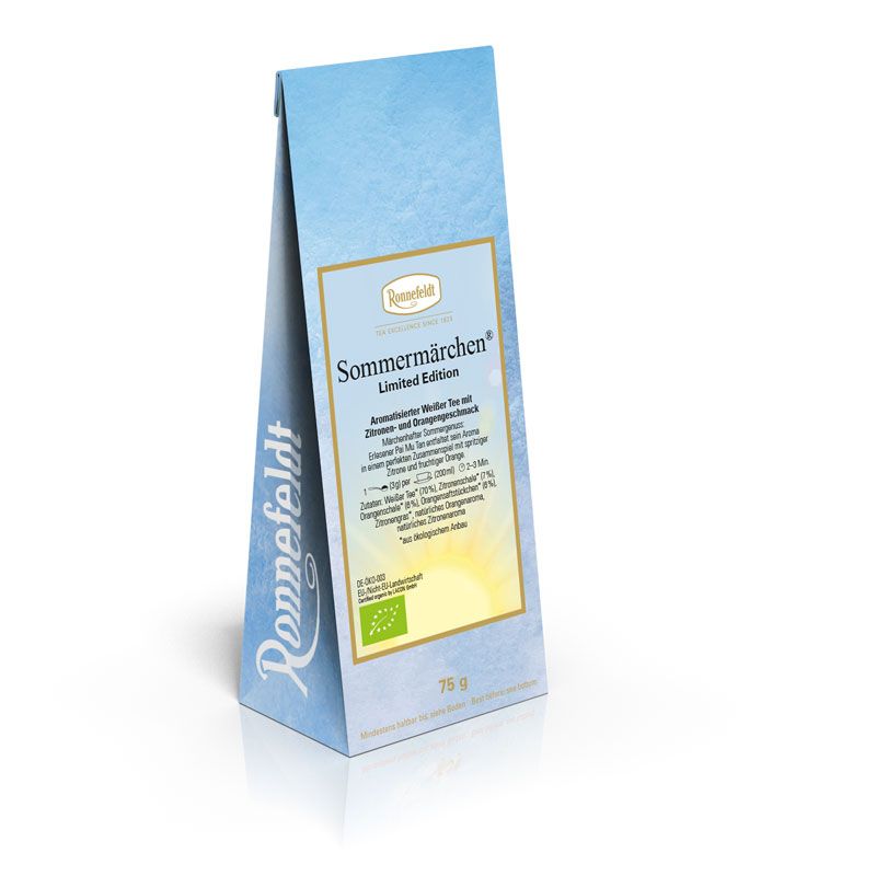 Ronnefeldt - Sommermärchen® - Bio - Aromatisierter Weißer Tee mit Zitronen- und Orangengeschmack - 7