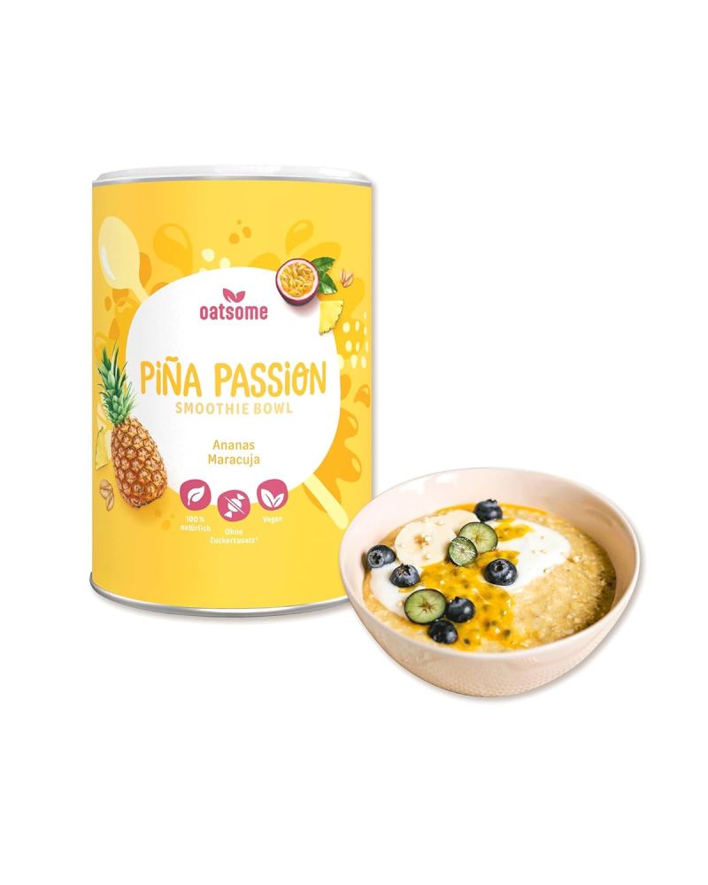 OATSOME® Pina Passion | Smoothie Bowl Mit Ananas & Maracuja | 100% Natürlich, Vegan & Ohne Zuckerzus